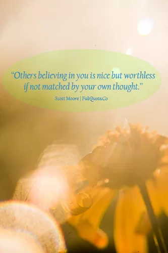 Scott Moore - "Believing in yourself"