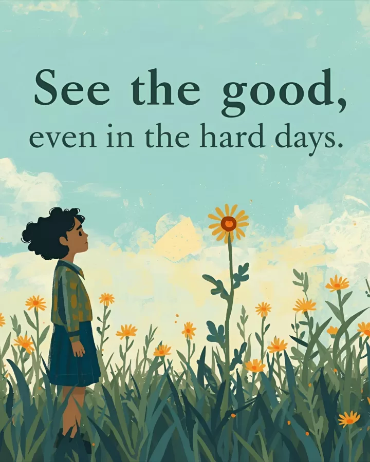 See the good, even in the hard days