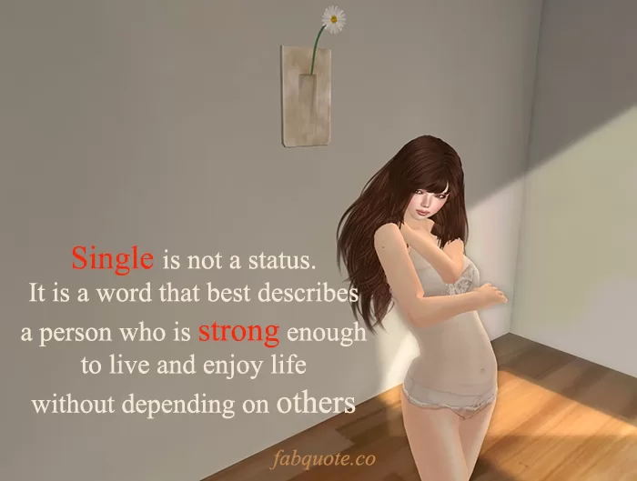 Single is not a status