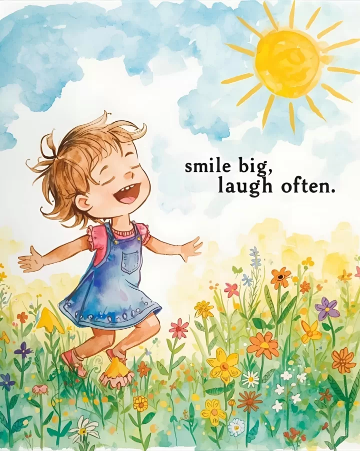 Smile big. Laugh often.