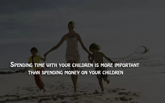 Spending time with your children