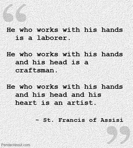 St Francis of Assisi "An Artist"