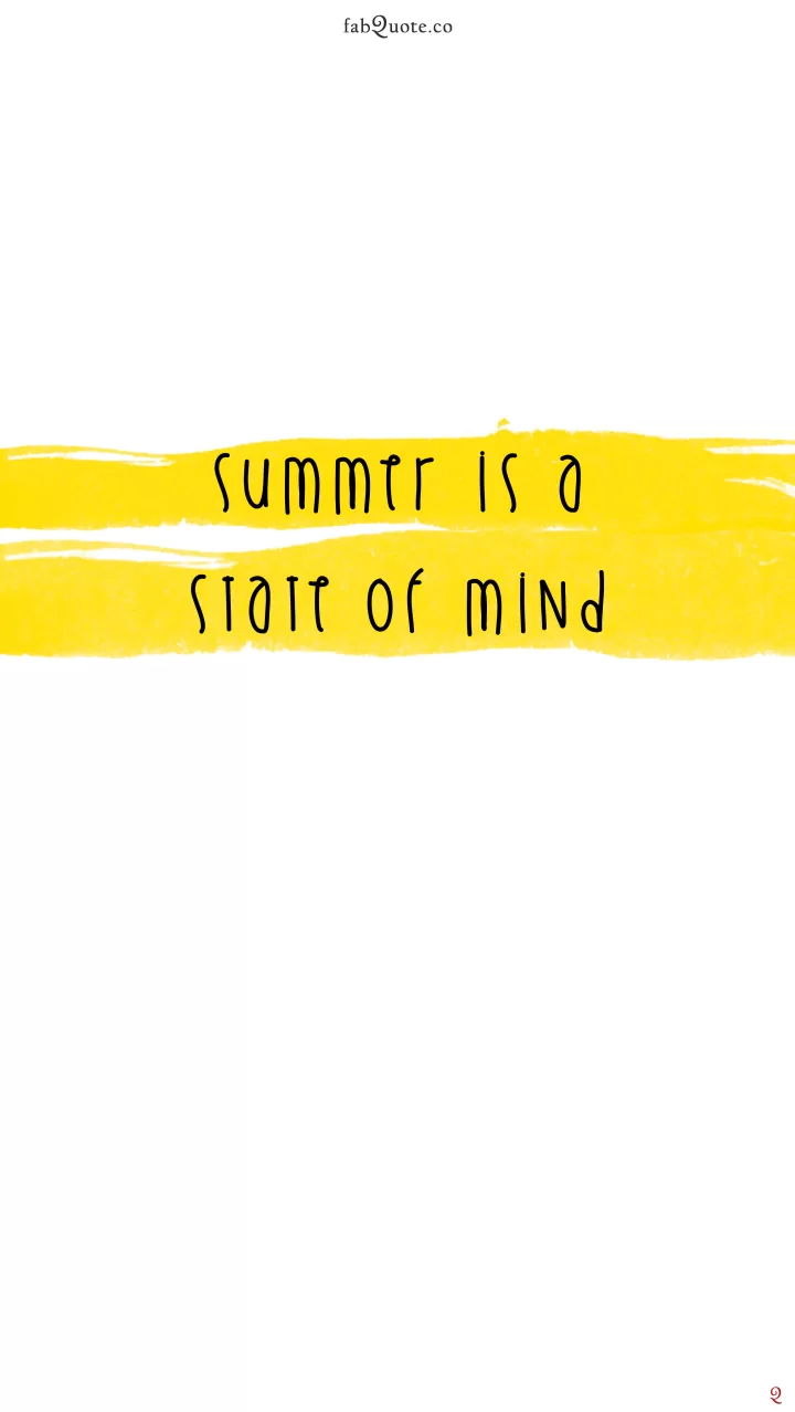 Summer Quotes