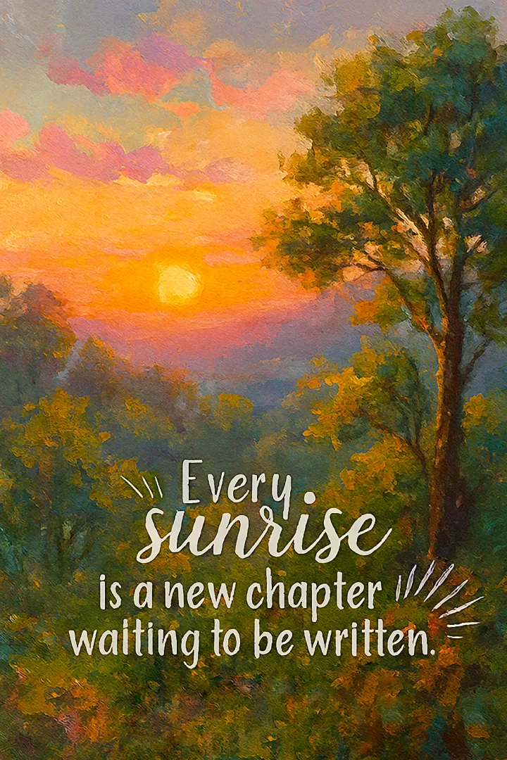 Sunrise Of New Beginnings