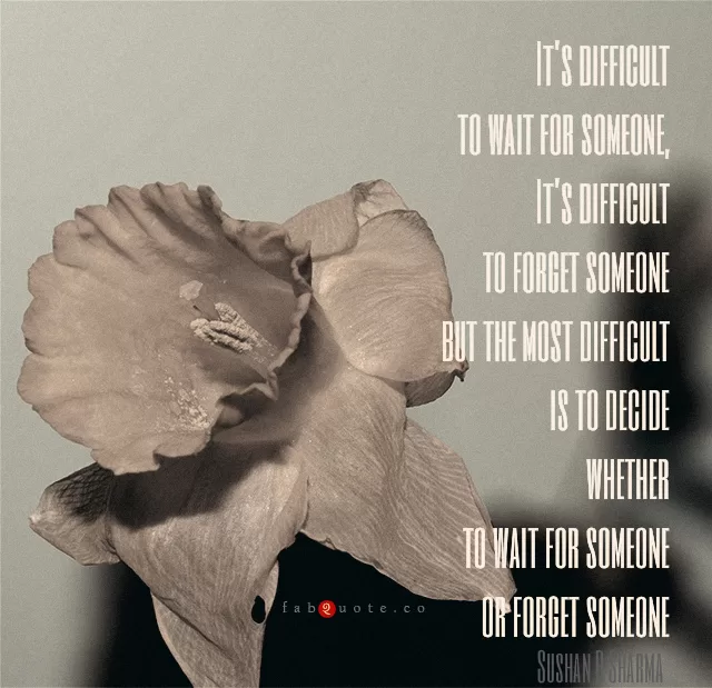 Sushan R. Sharma - Waiting for somebody