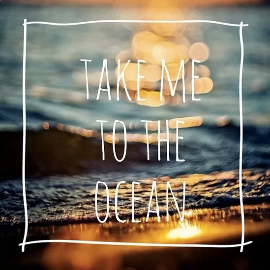 "Take me to the ocean"