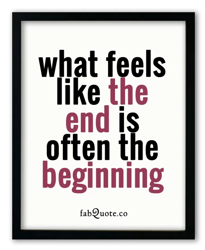 The End is the Beginning