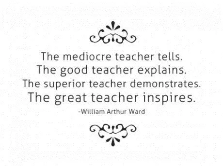 William Arthur Ward - "The teacher"