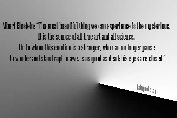 Albert Einstein - The Mysterious