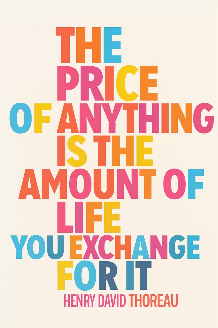 The price of anything