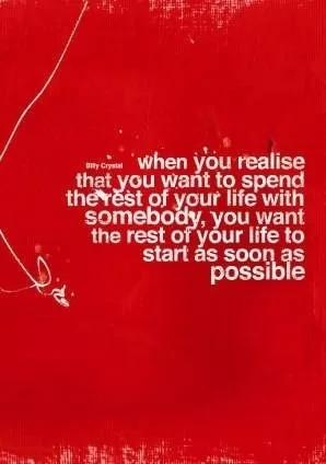 The rest of your life