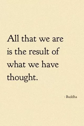 The result of what we have thought