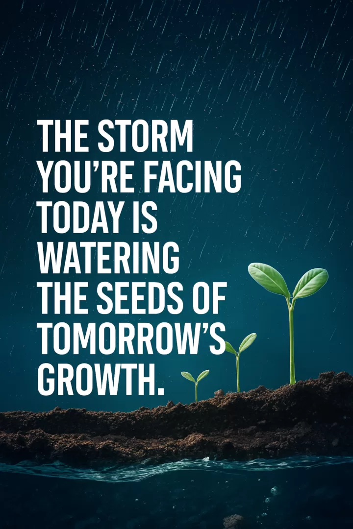 The storm you're facing today