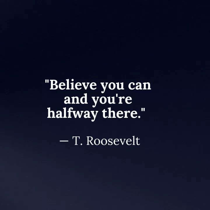 Believe you can