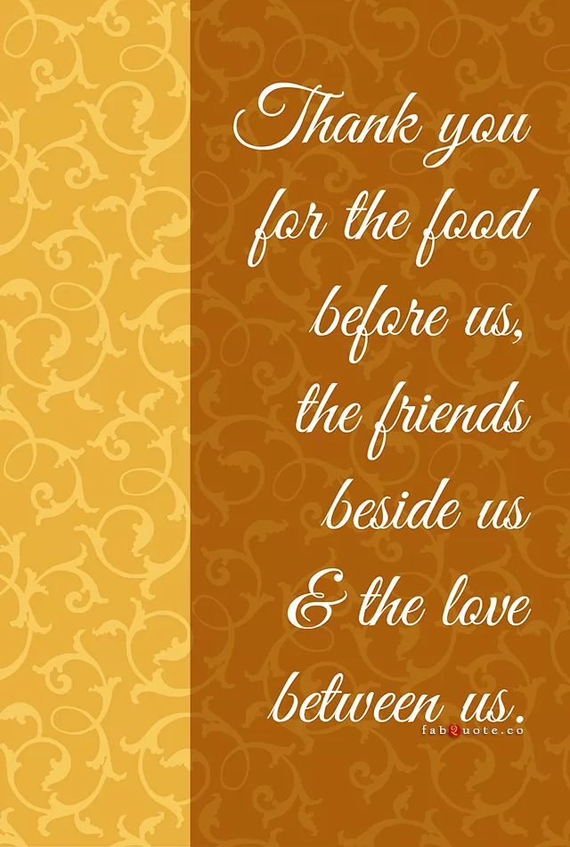 "Things to be thankful for"