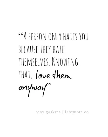 Tony Gaskins "Hate versus Love"