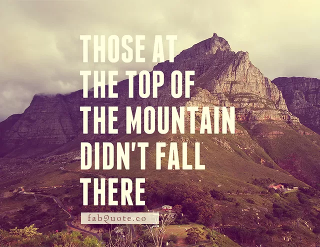 "Top of the Mountain"