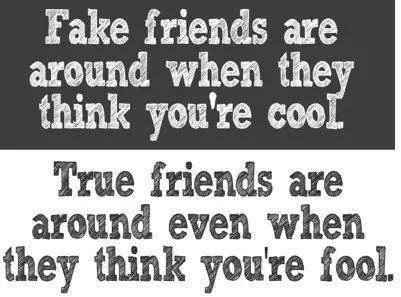 True Friends vs Fake Friends