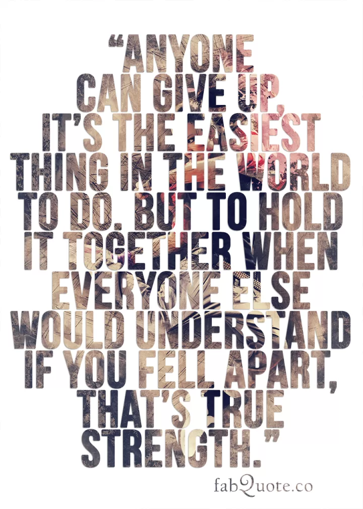 Quote about Strength