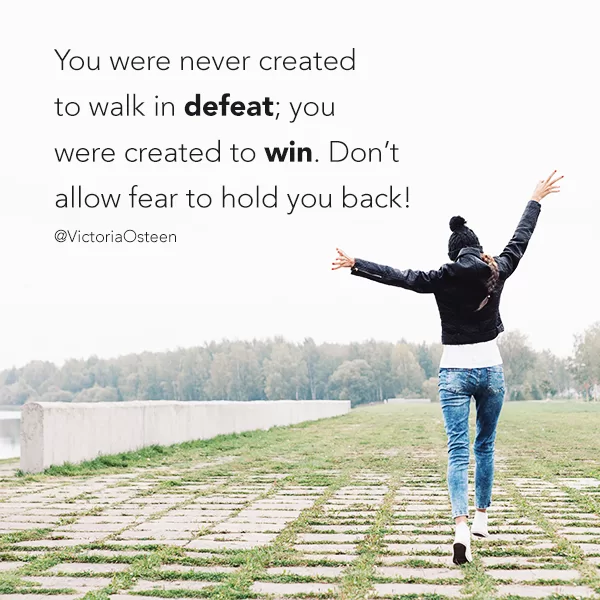 Victoria Osteen "You were created to win"