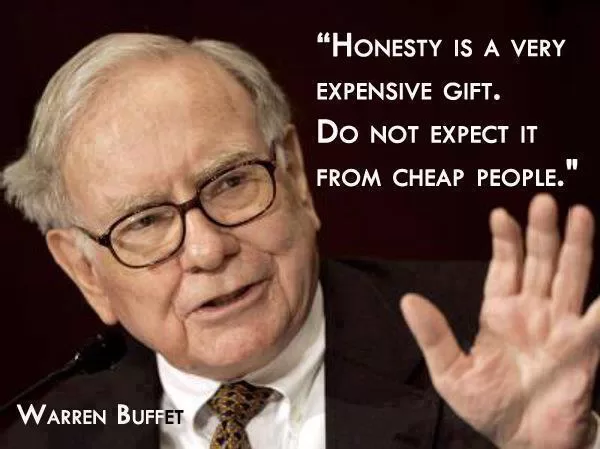 Warren Buffet - Honesty