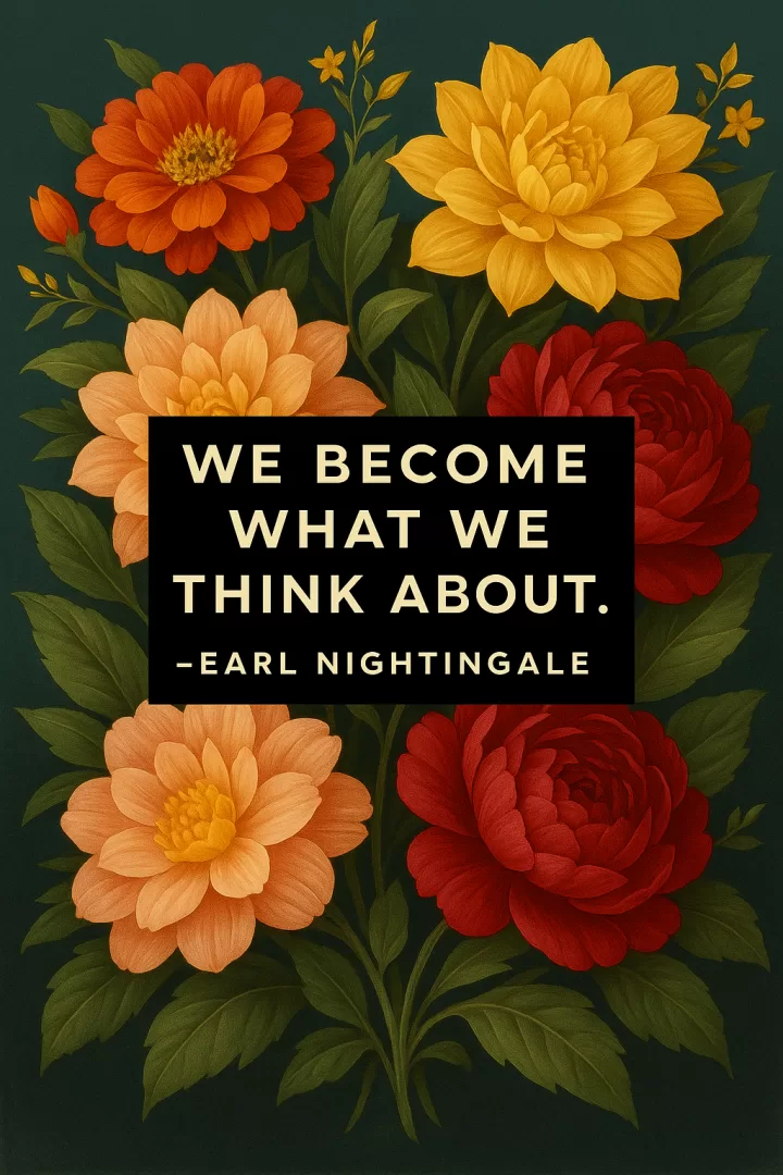 We Become Our Thoughts