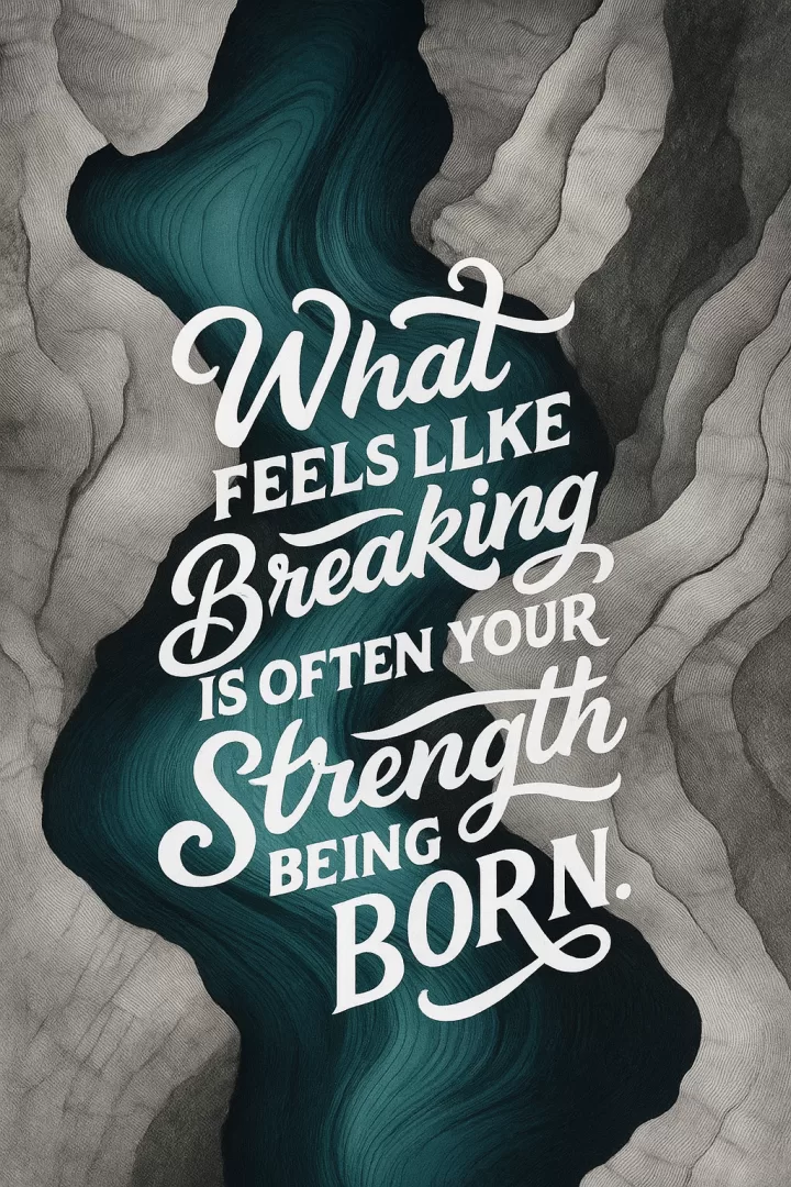 What feels like breaking is