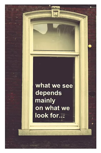 What we see