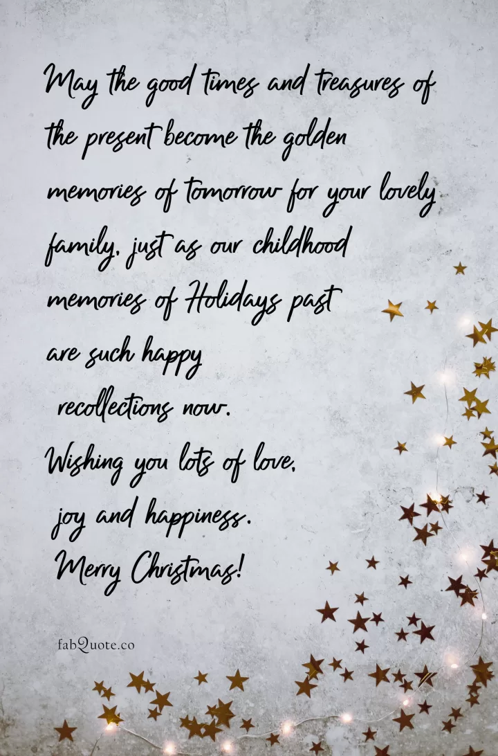 "Wishing you Merry Christmas"