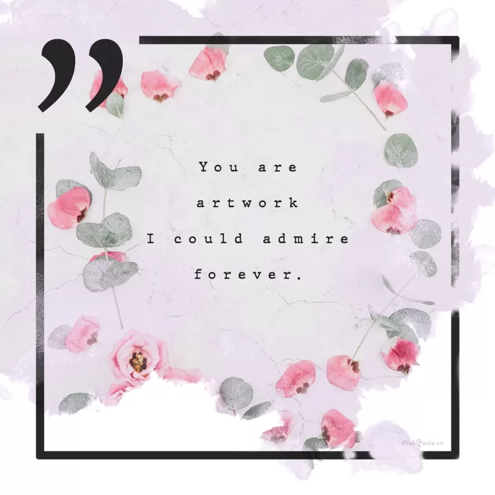 "You are artwork"