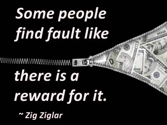 Zig Ziglar "Fault"